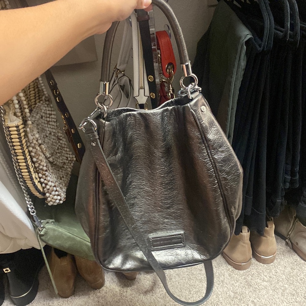 Marc By Marc Jacobs Gunmetal Crossbody